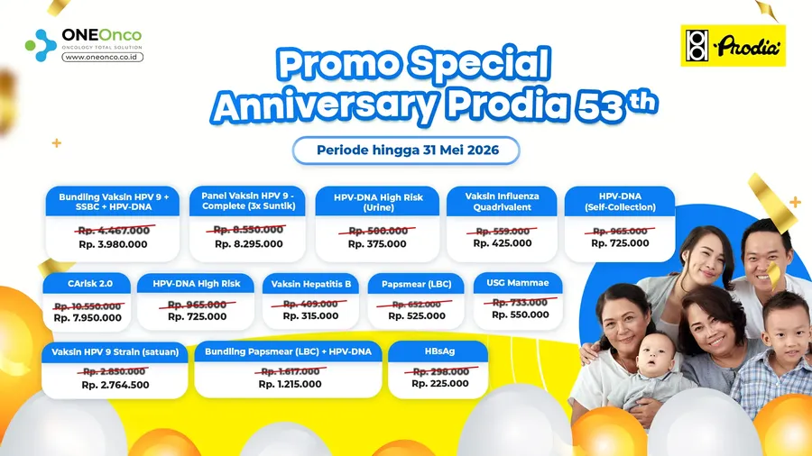 <p>Promo One Onco layanan terkait Kanker di Prodia