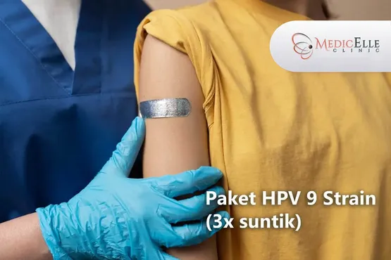 Vaksin HPV 9 strain (3x suntik) dengan dokter umum