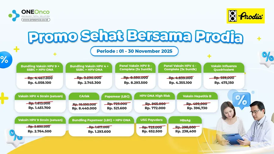 <p>Promo Prodia di One Onco</p>